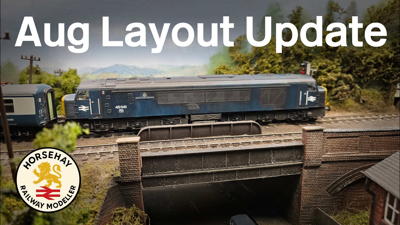 #25 - Layout Update - New Control Panel, Locomotives and Detailing