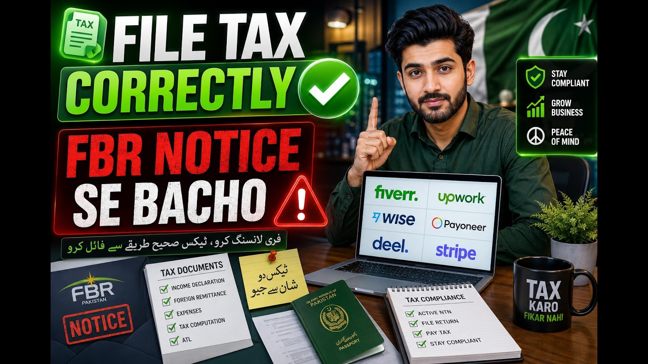 Freelancer Tax Return Guide Pakistan 2026 | Fiverr, Upwork, Wise & Payoneer