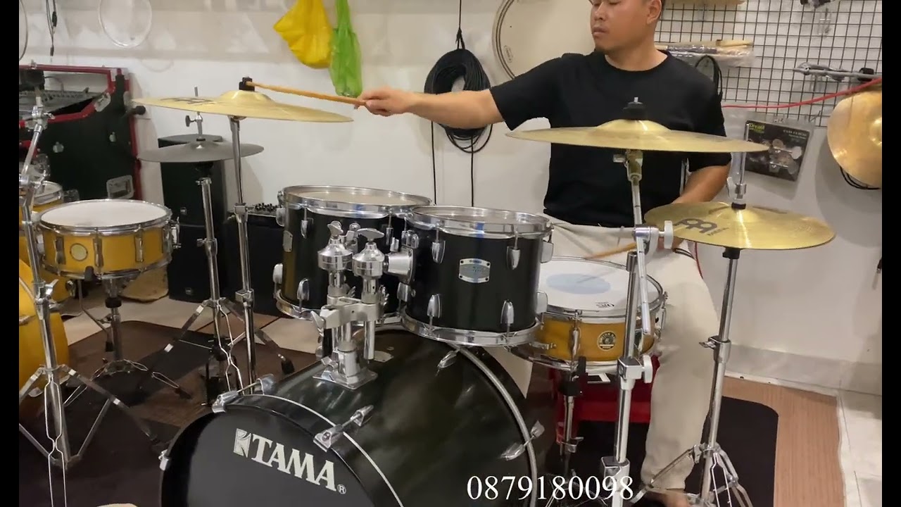 Bộ trống jazz Yamaha + snare tama cho ae bào show chỉ hơn 17tr