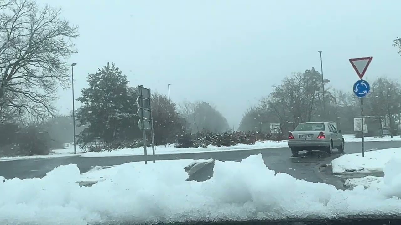 Driving in Snow | Germany | 2026