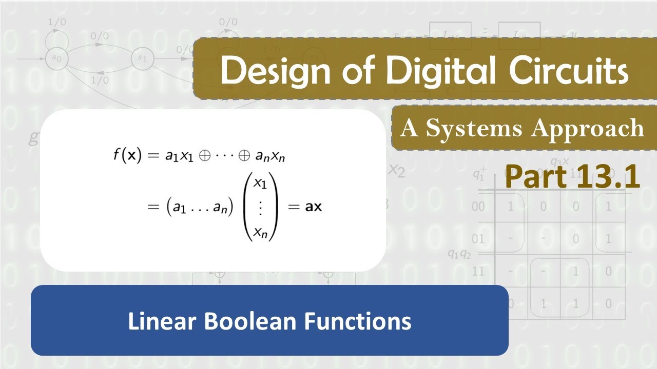 13.1 Linear Boolean Functions