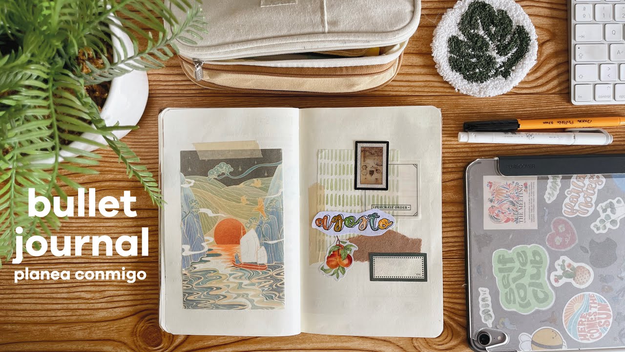 planea conmigo mi bullet journal AGOSTO 2022