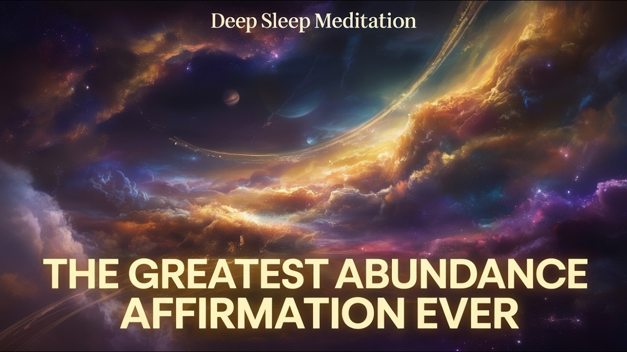 Sleep Meditation - Large Sums Of Money Flow To Me Constantly I Am Healthy, Loved And Free