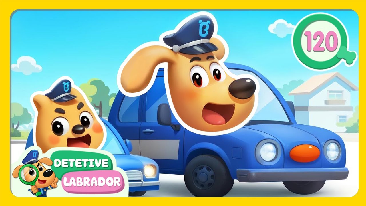 🚓 Centro de Dirigir para Crianças 🚑🚒 Profissões do Detetive Labrador 🔍 2 Horas 🎬 Compilação