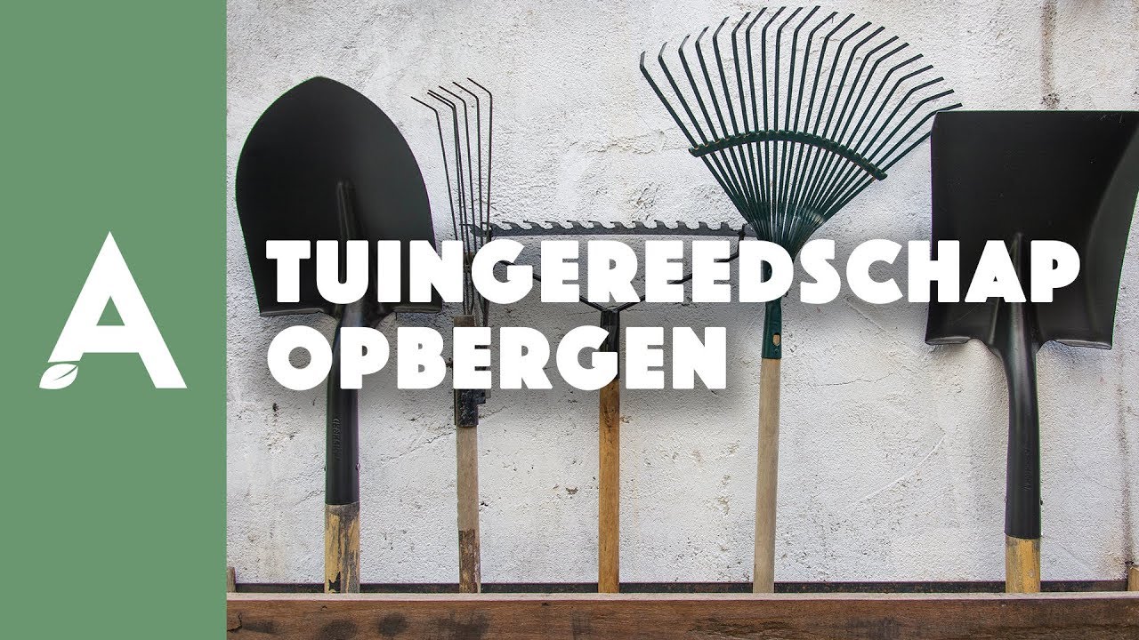 Tuingereedschap opbergen en verzorgen I Een groener thuis! #80 I Angelo Dorny