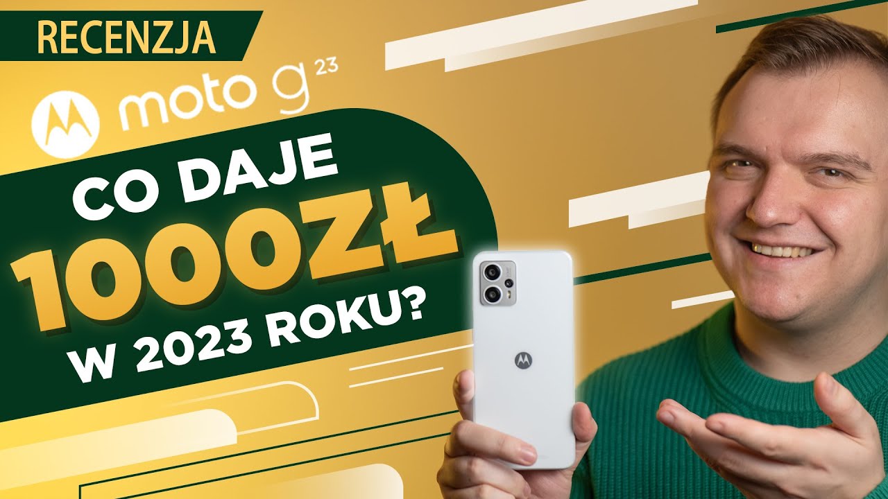 Motorola moto g23 - Recenzja VideoTesty.pl | DOBRY telefon do 1000 ZŁ?💸