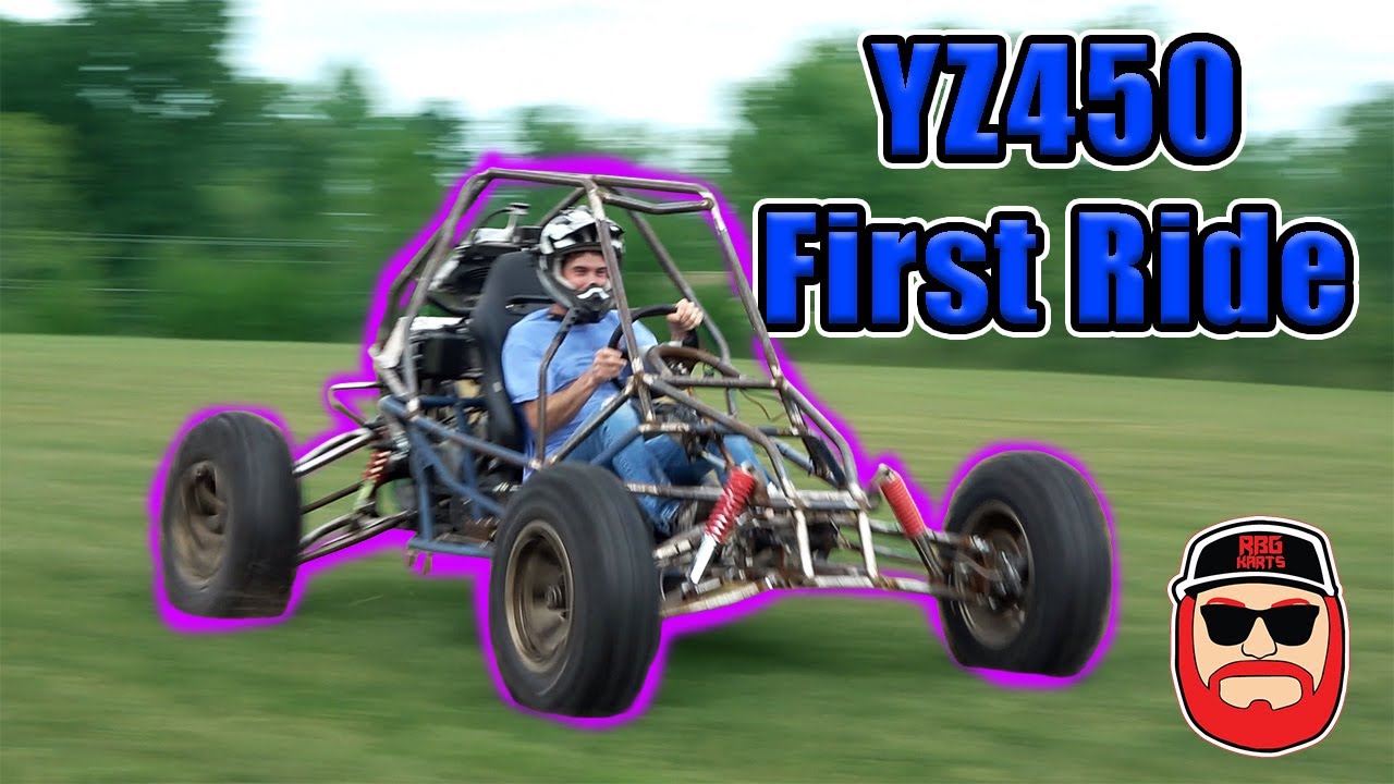Первая поездка на кроссовом картинге с двигателем YZ450