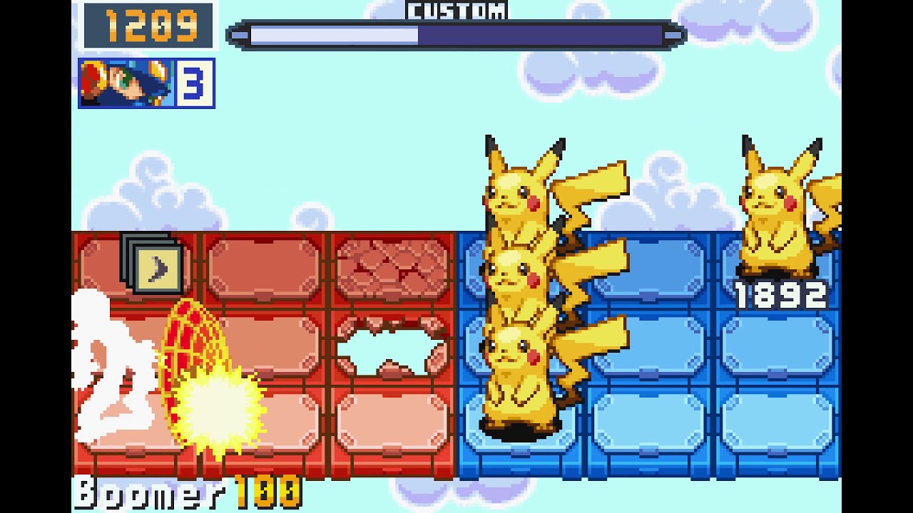 Mega Man Battle Network 6 VS Pikachu