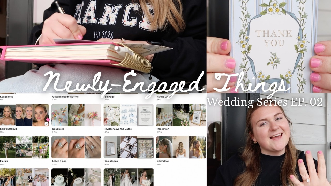 Newly-Engaged Things & Exploring My Wedding Pinterest! 💍 Wedding Series EP. 02