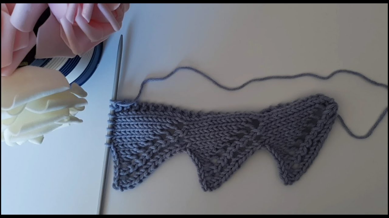 Bordino a zigzag n° 9 / HOW TO KNIT ZIGZAG PATTERN