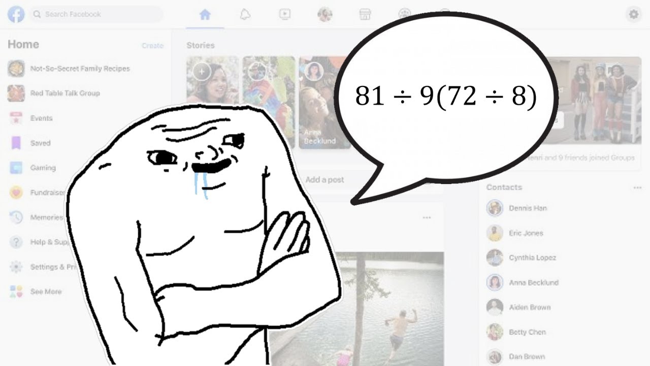 matma na Facebooku to stan umysłu
