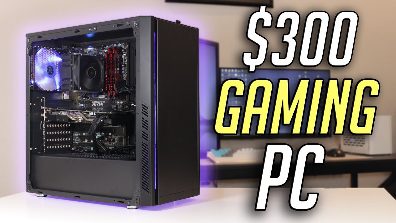 $300 BUDGET GAMING PC!  Plays Fortnite, PUBG, Overwatch, & More!