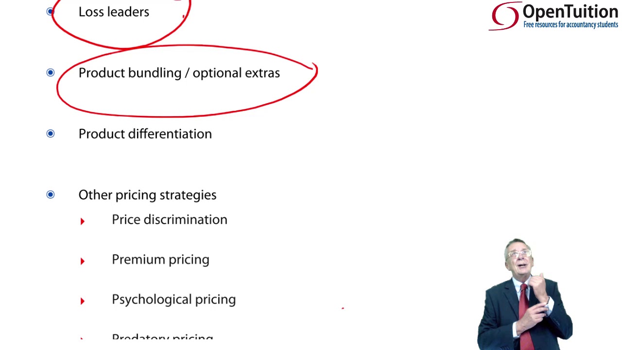 Pricing strategies - CIMA P2