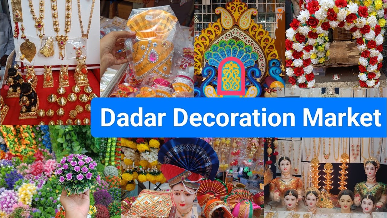 Dadar Decoration Market | Durga Puja Decoration #Vlog25 | Sankita Patil