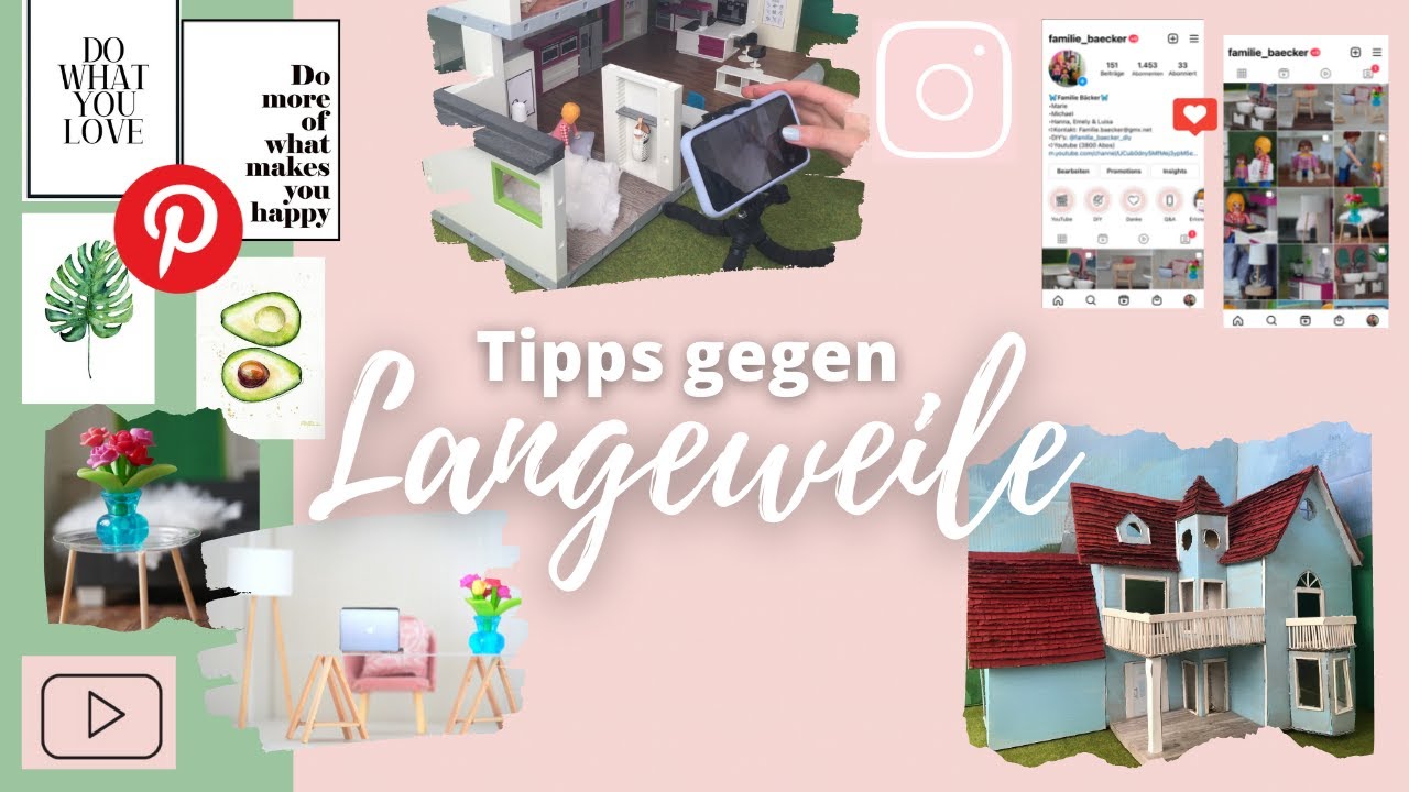 Tipps gegen Langeweile🦋//Playmobil Edition//Familie Bäcker