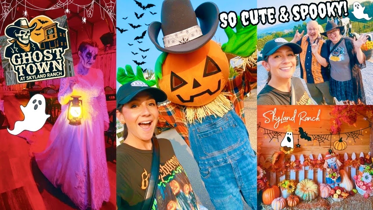 Spooky Family-Friendly FALL & HALLOWEEN in PIGEON FORGE!🎃 Skyland Ranch Moos & Boos + Ghostown 2025!