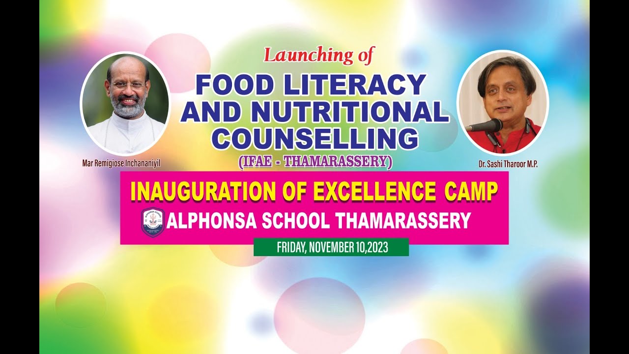 Launching of Food Literacy and Nutritional Counselling & Inauguration of Excellence Camp