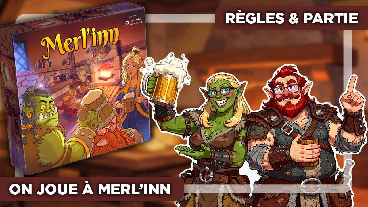 ON JOUE &Agrave; MERL'INN  ! R&egrave;gles + Partie + Avis | Jeu de Soci&eacute;t&eacute;| Ulule