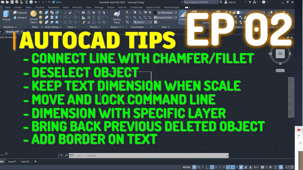 [EP 02] AutoCAD Hidden Secret Tips And Trick | MufasuCAD