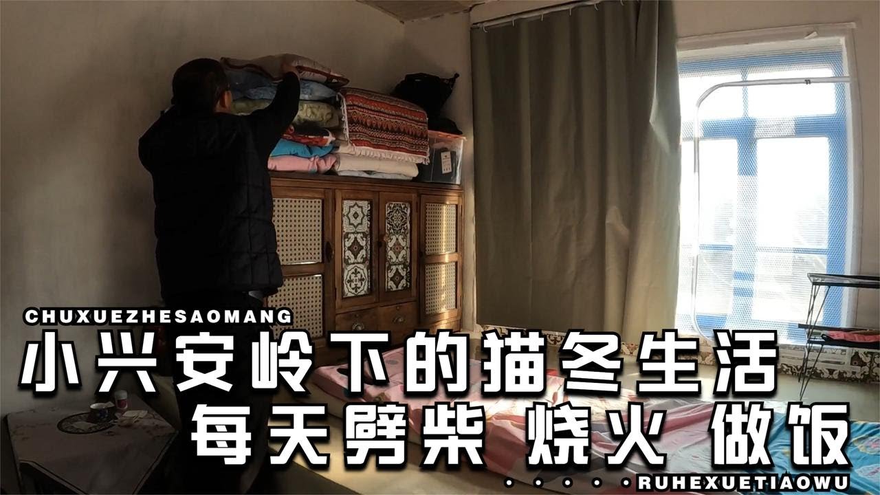 南方人在东北猫冬生活，每天劈柴做饭，这样的日子你能坚持几天？
