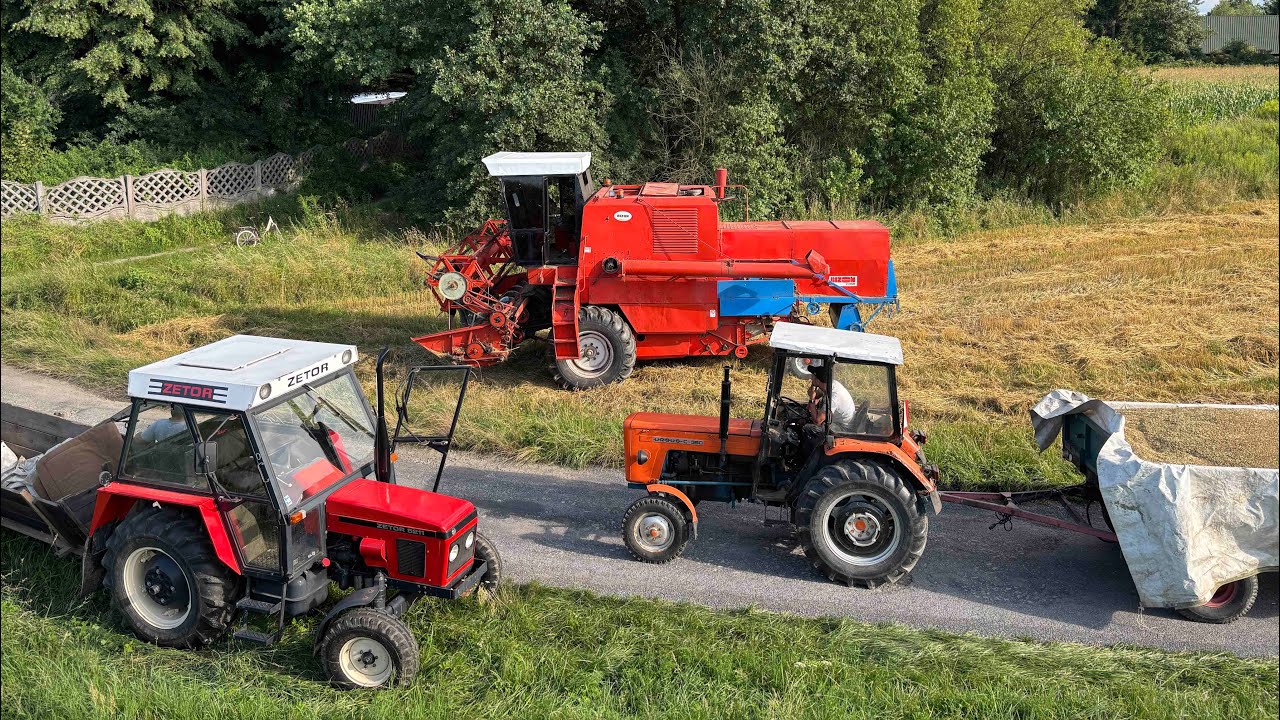 Żniwa 2025! Pszenżyto i Owies! Bizon Z056 Ursus c360 Ursus c330 Zetor 5211! Małopolska w Obiektywie