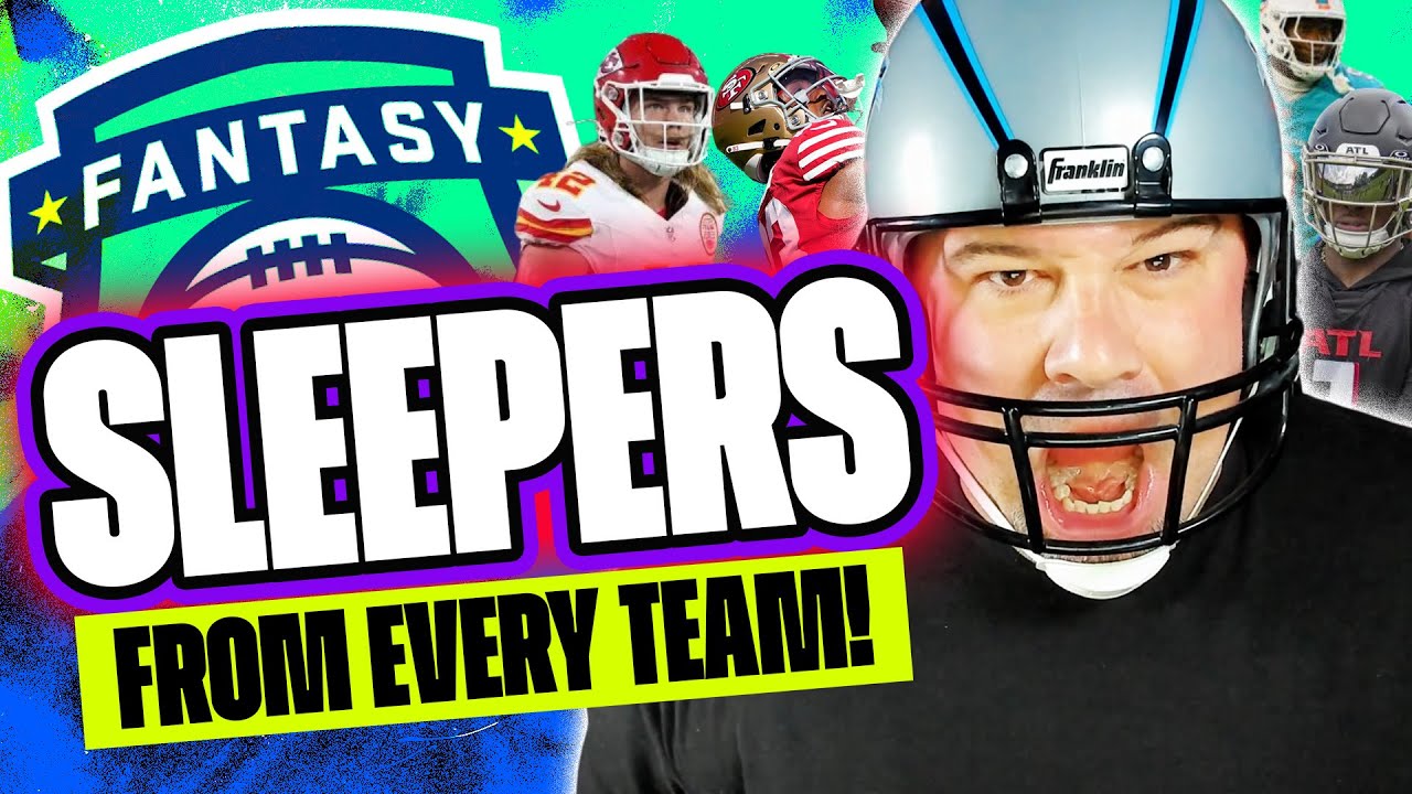 One 💤SLEEPER💤 From EVERY NFL Team in 2024 - Fantasy Football Draft Advice