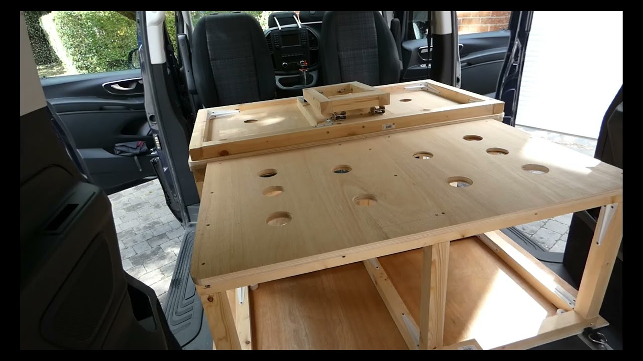 Mercedes Vito Crew Metris W447 Camper Van Conversion Step 2: How To Fit The Bedframe