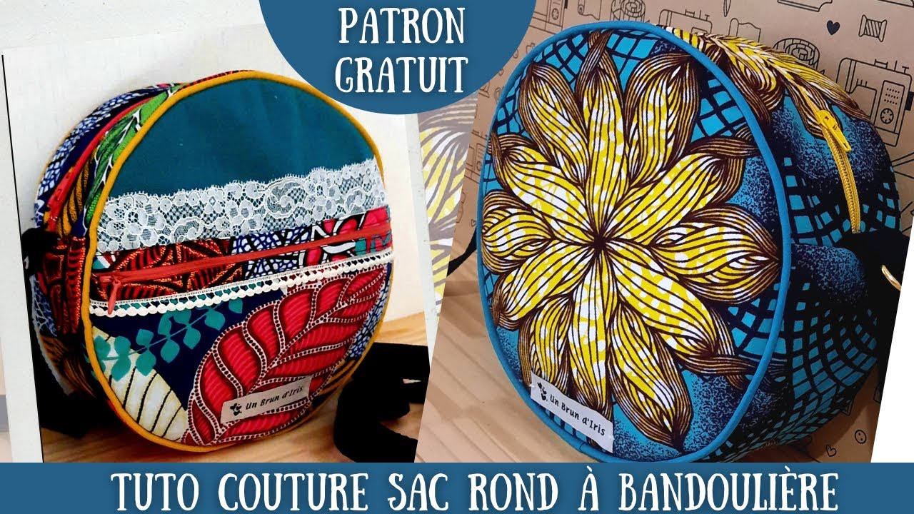 Tuto Couture Sac Rond à Bandoulière