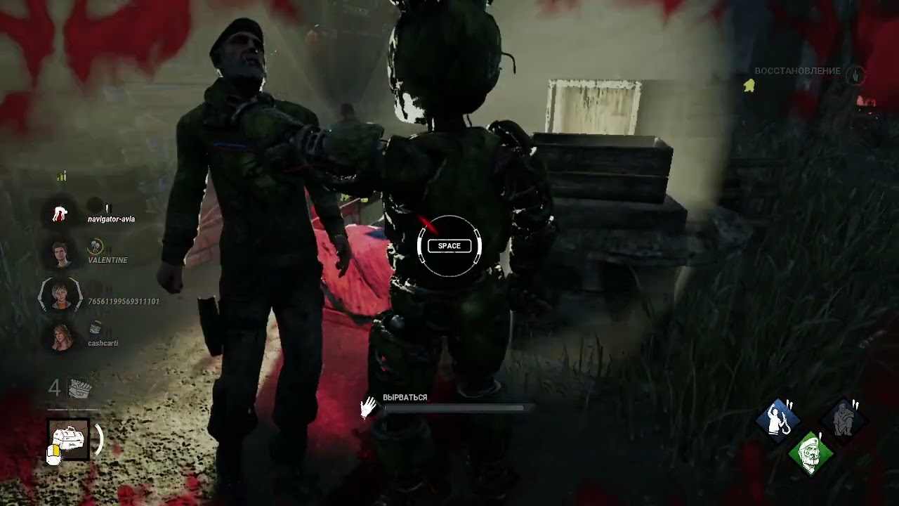 Убегаем от Спрингтрапа в Dead by Daylight