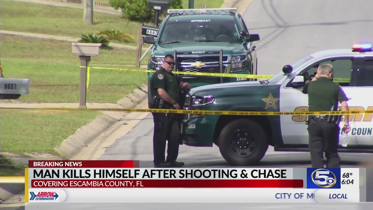 ECSO: Man kills himself after slow-speed chase in Pensacola