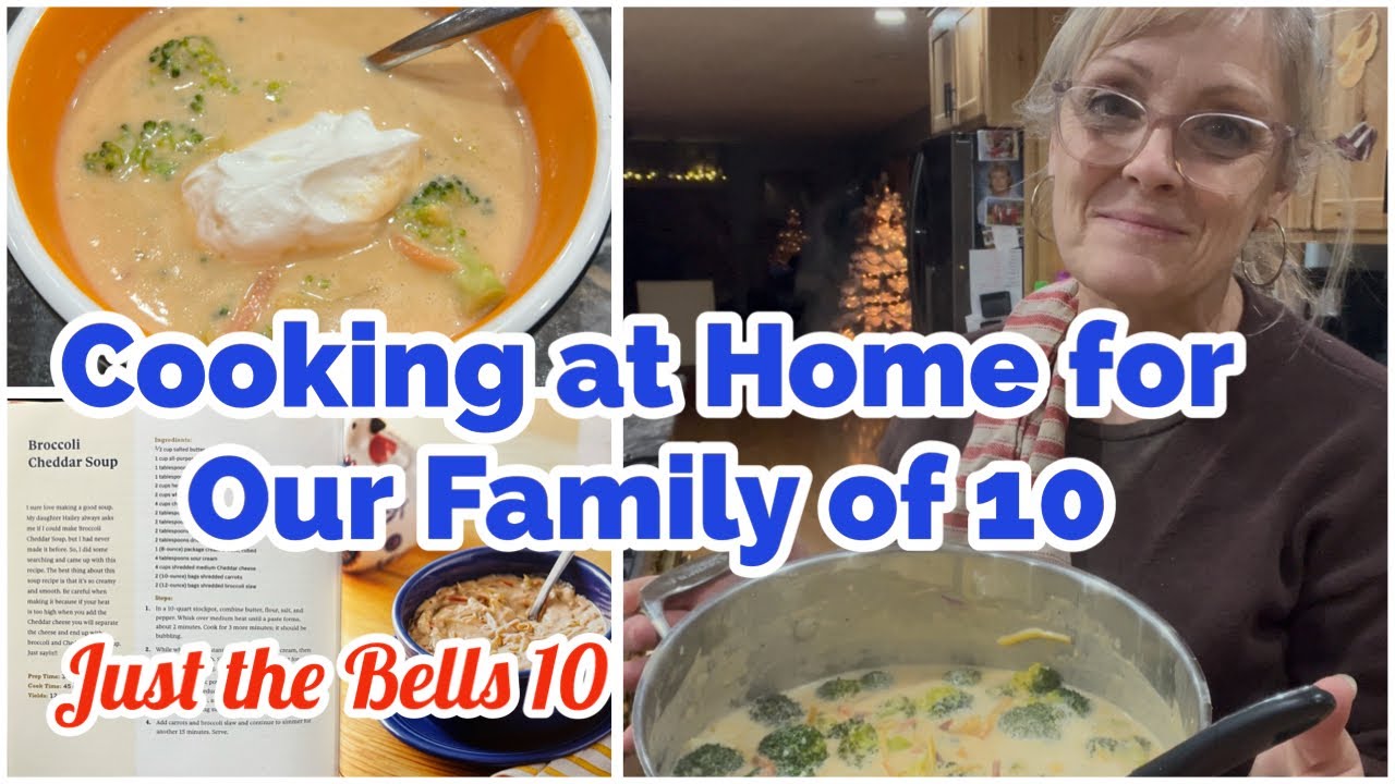 BiG FAMILY COOKiNG ￼~ Broccoli Cheddar Soup