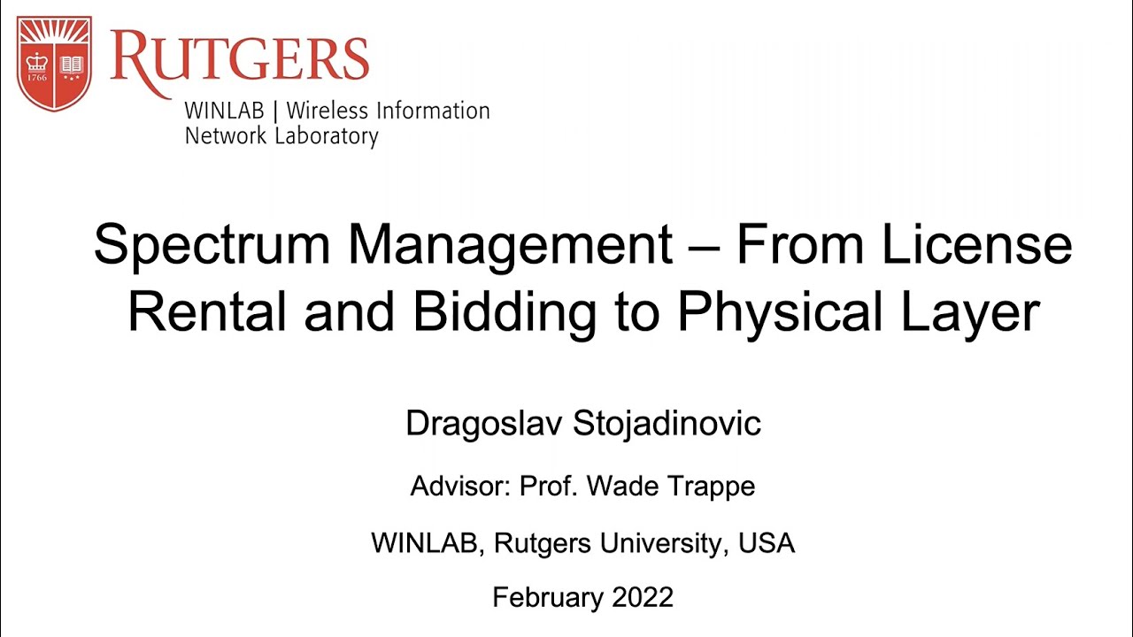PhD Dissertation Defense - Dragoslav Stojadinovic 