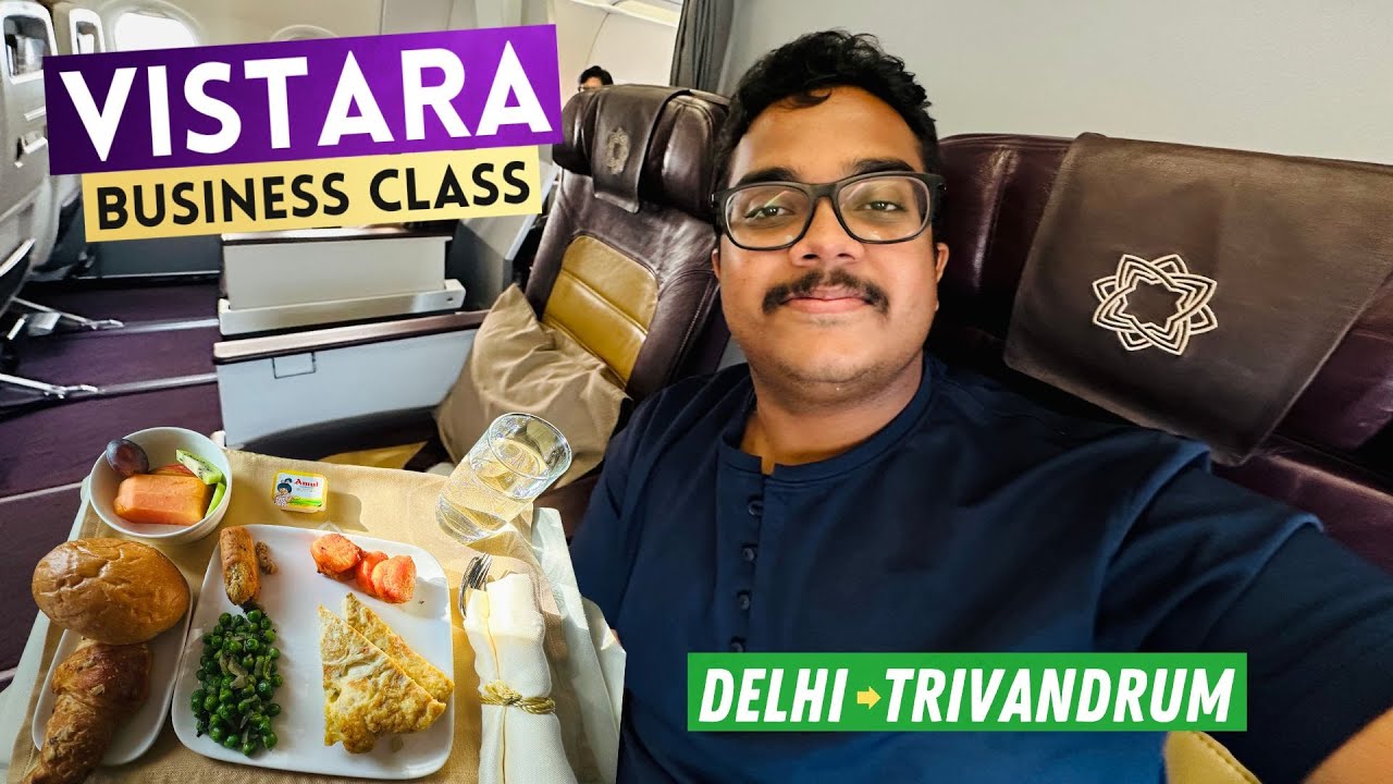 Vistara Business Class Airbus A320 Review 🇮🇳  | Delhi to Trivandrum Journey !