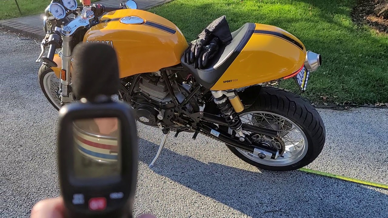 Ducati Sport 1000 cold start and decibel reading