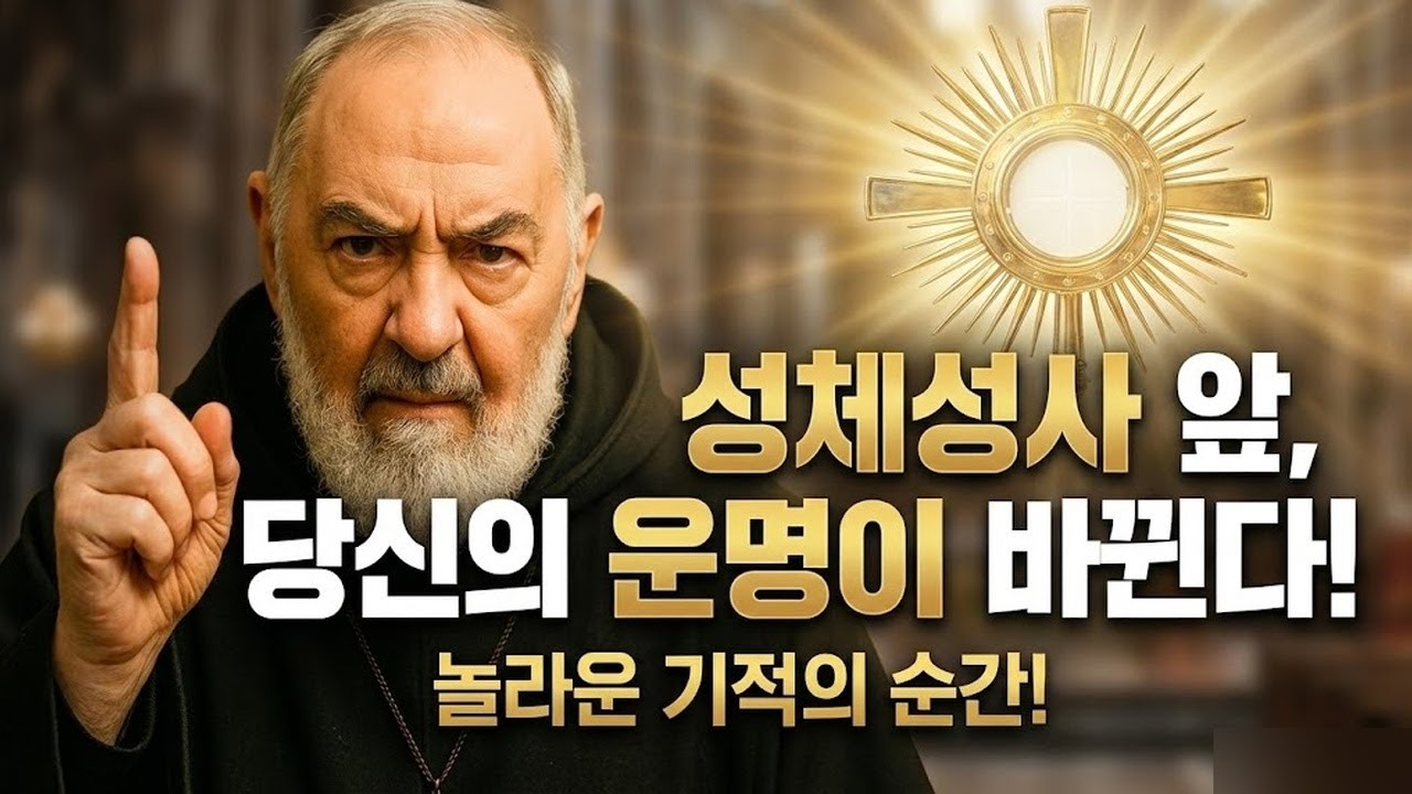 비오 신부님이 목격한 것: 성체 앞에 나아갈 때 일어나는 현상