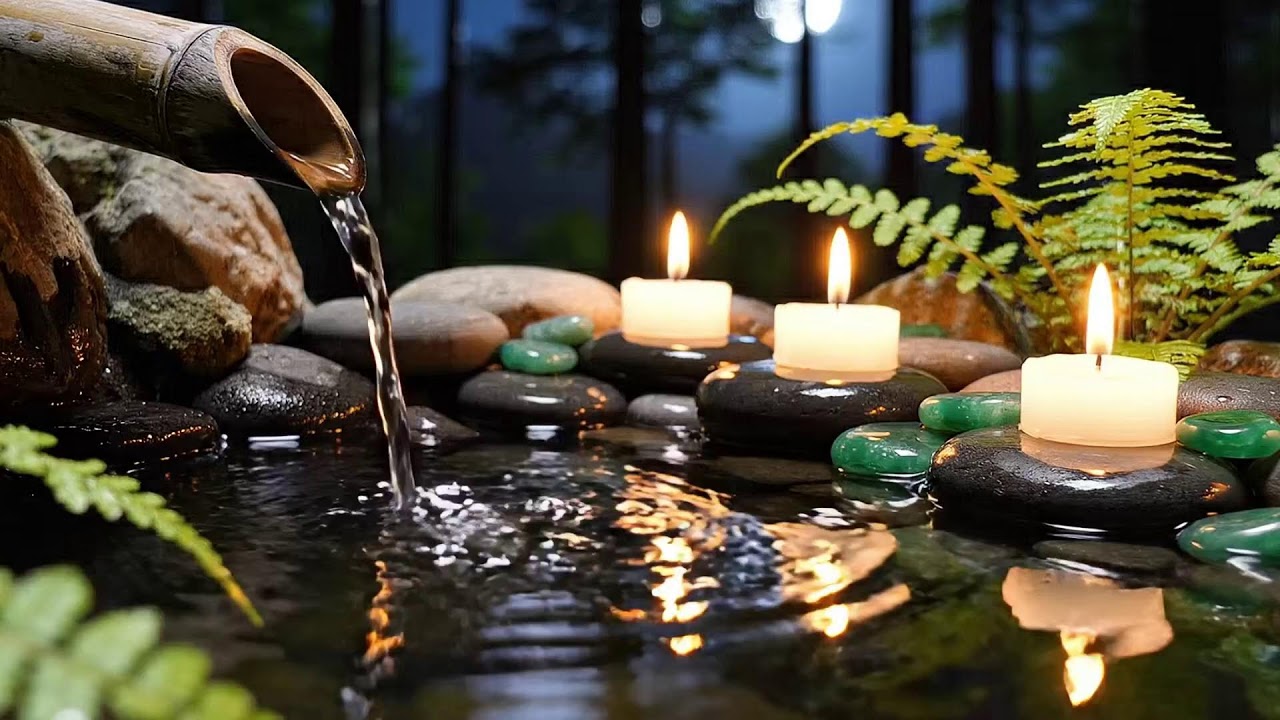 Relaxing Piano with Gentle Water Sounds 🌿 Deep Relaxation, Stress Relief & Inner Peace