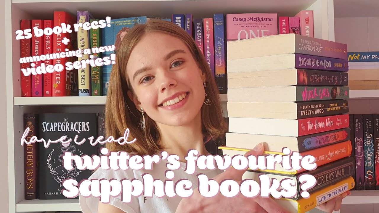 25 sapphic books twitter recommends!! | realising i'm a fake fan *emotional*