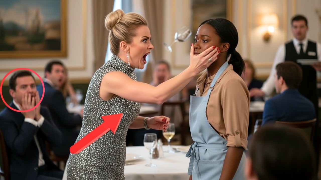😱 La Prometida Abofeteó a la Camarera… 👋😤 ¡Y Todo el Restaurante Quedó Completamente Helado! ❄️🔥😭