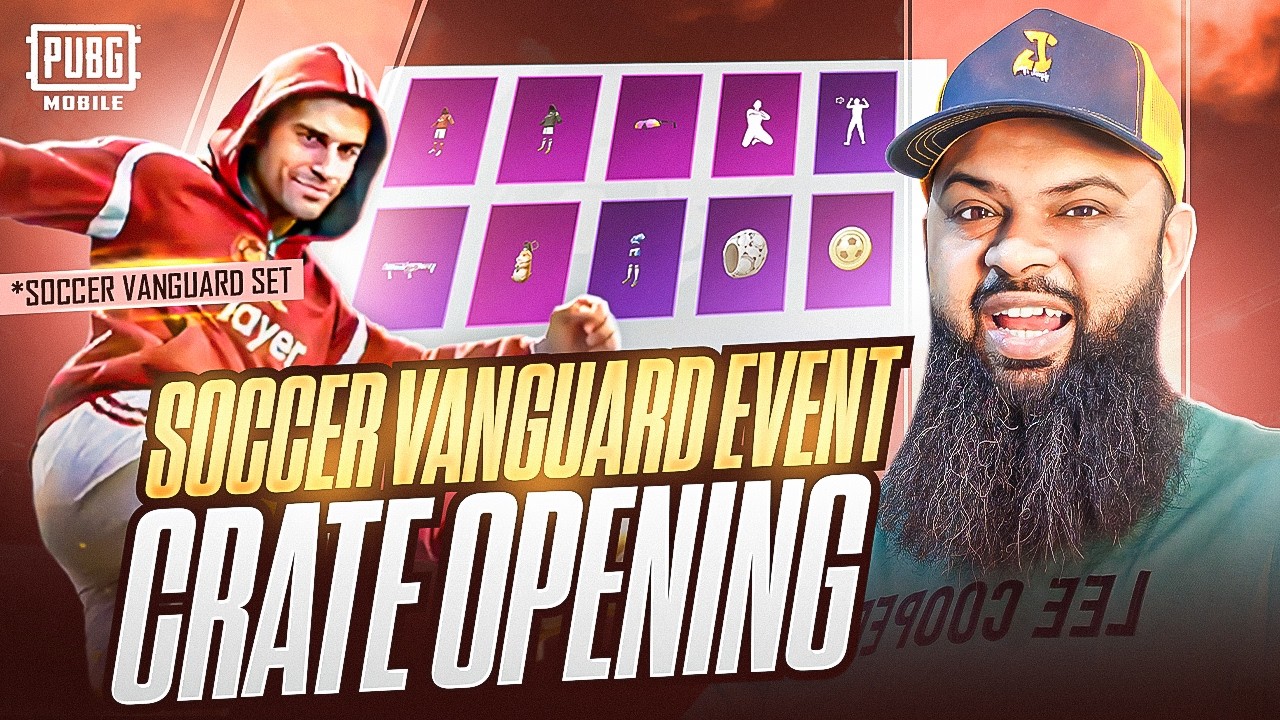Soccer Vanguard & Strickers Streetwear Football Set ⚽ PUBG Mobile Crate Opening