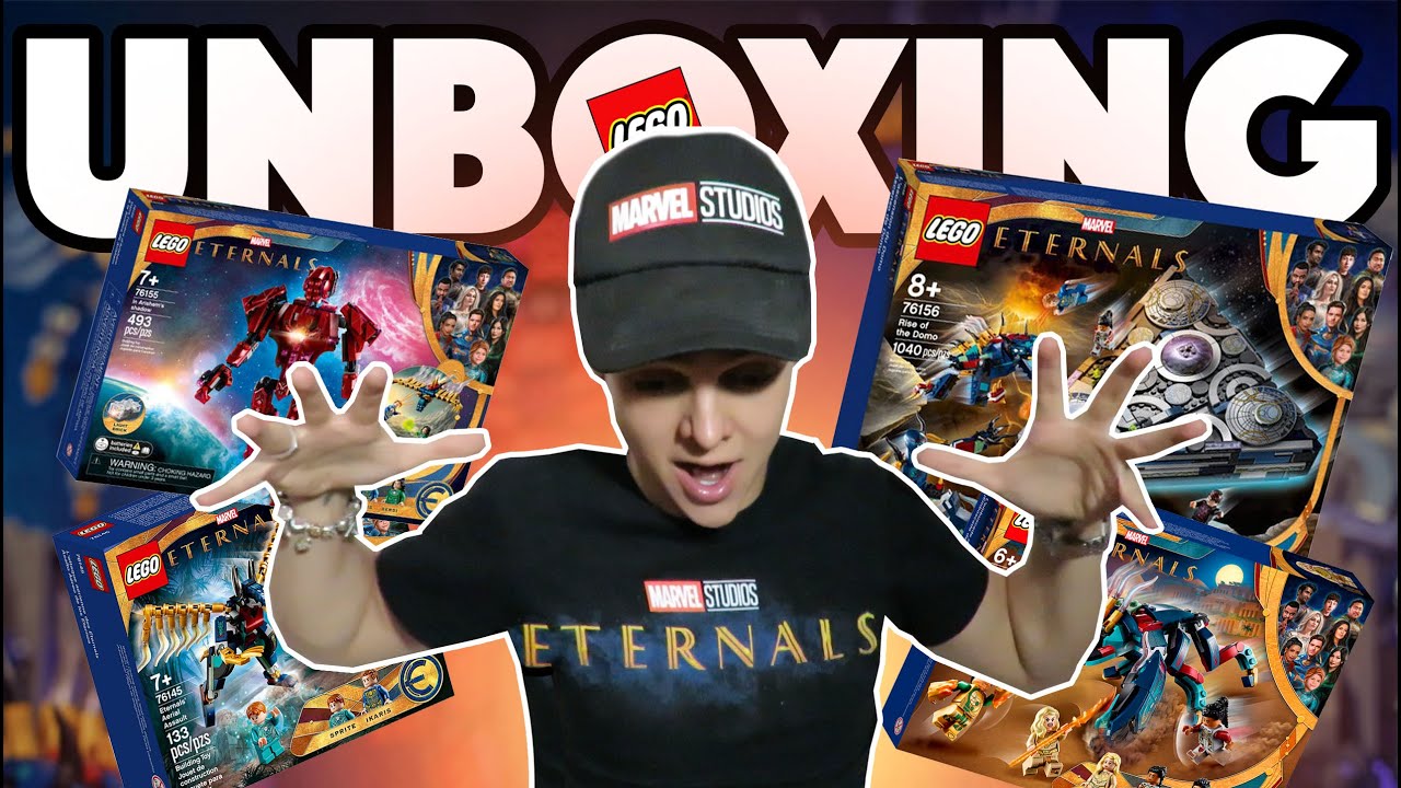 ¡ARMANDO TODOS LOS LEGO DE ETERNALS DE MARVEL! / NAVY