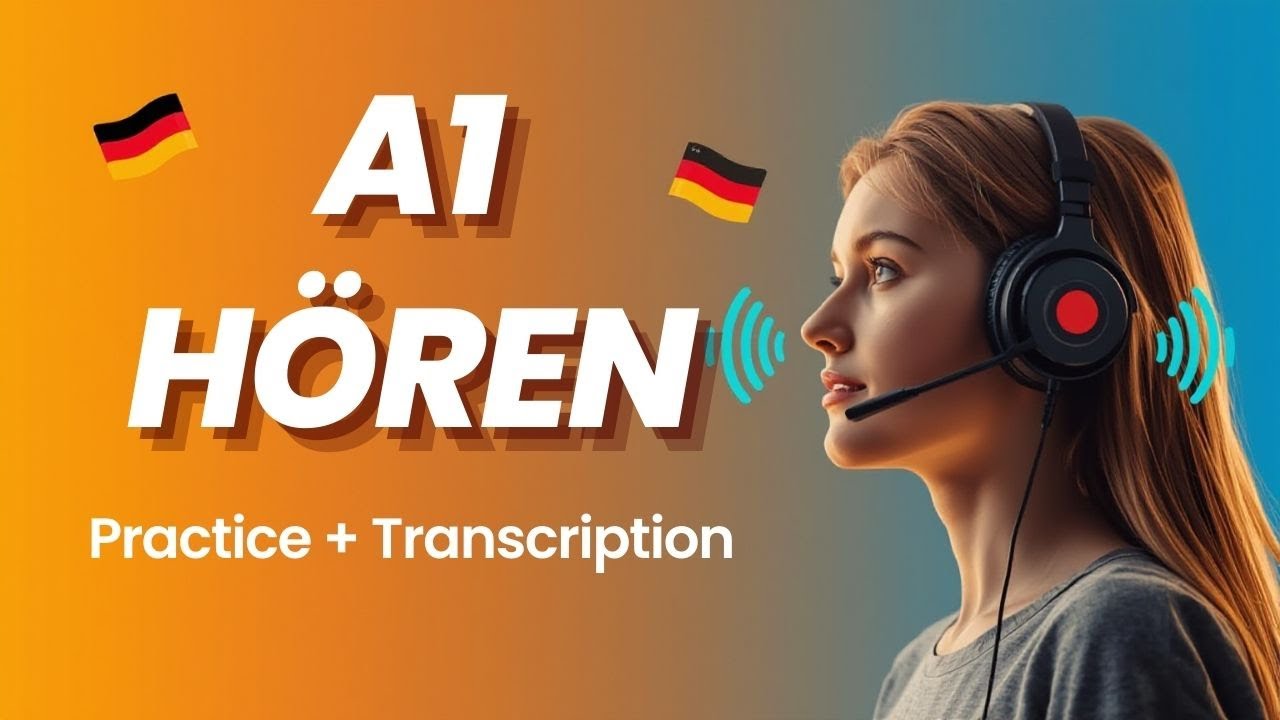 A1 Listening Test for Beginners | German A1 Exam Practice