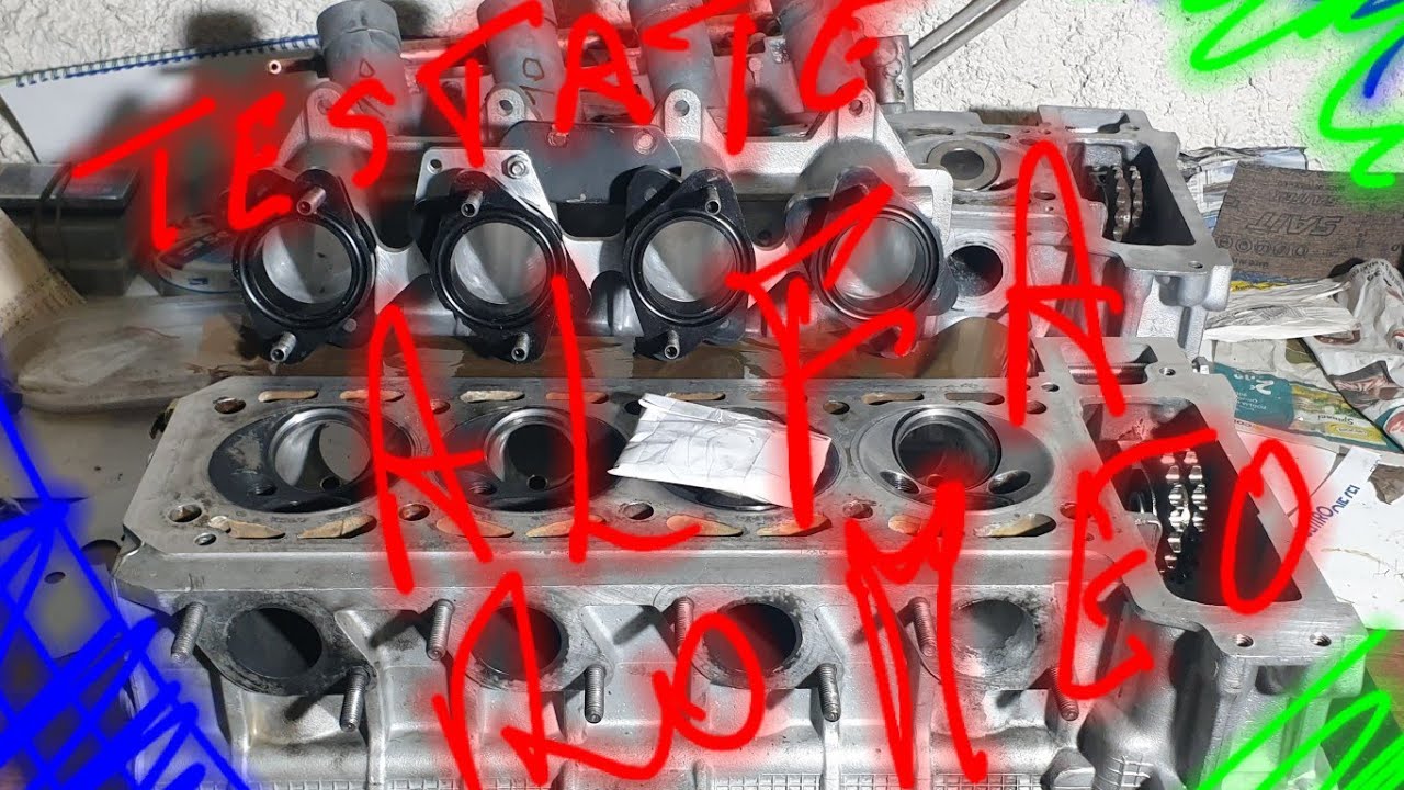 Testata Alfa Romeo 155 Twin Spark 8 valvole = Flussaggio condotti testata.☺