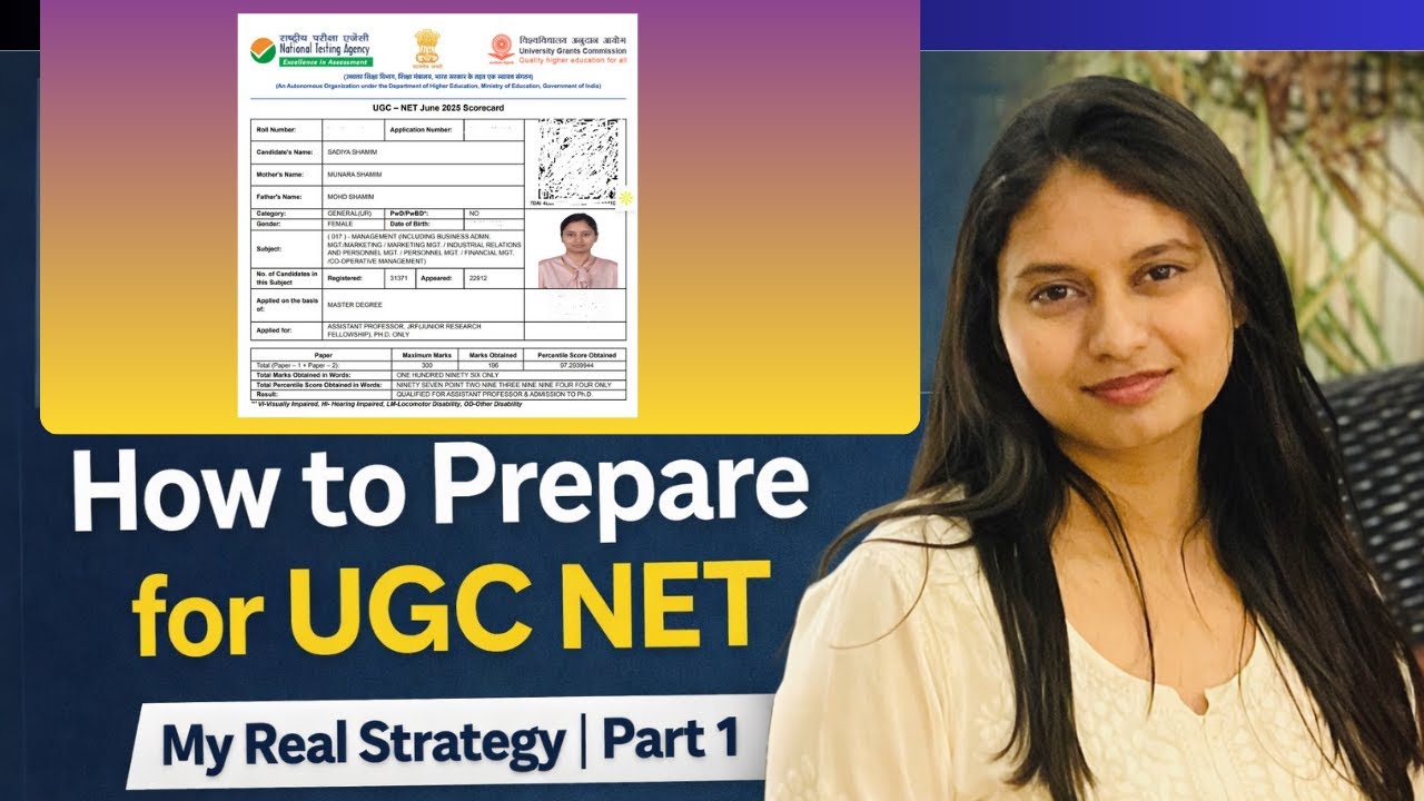 How to Prepare for UGC NET Exam 2025–26 | Complete Strategy for Beginners (Part 1)
