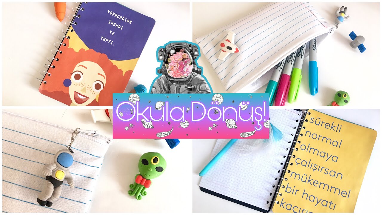 DIY | Sıfırdan Planlayıcı ve Kalemlik! | Okula Dönüş 1/2019 | Sevde'ce