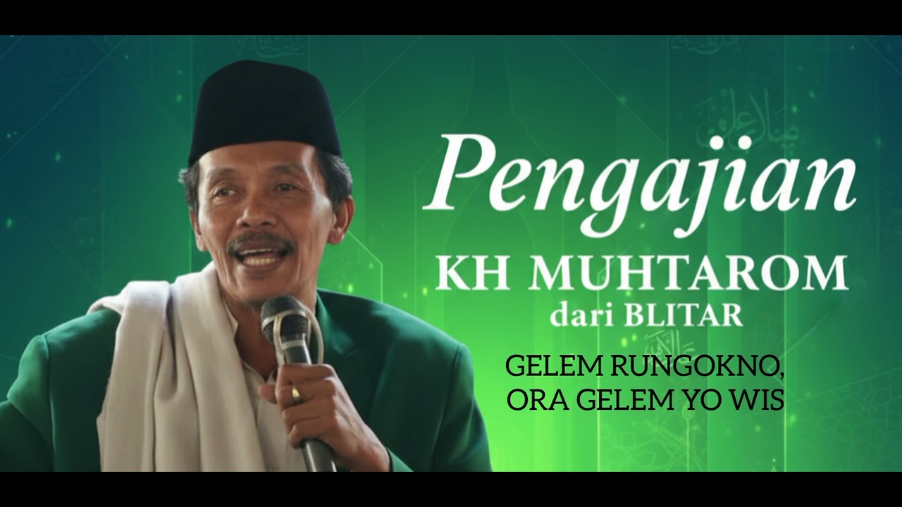 Pengajian KH. MUHTAROM - Jamaah yasin tahlil Bendiljati Kulon 