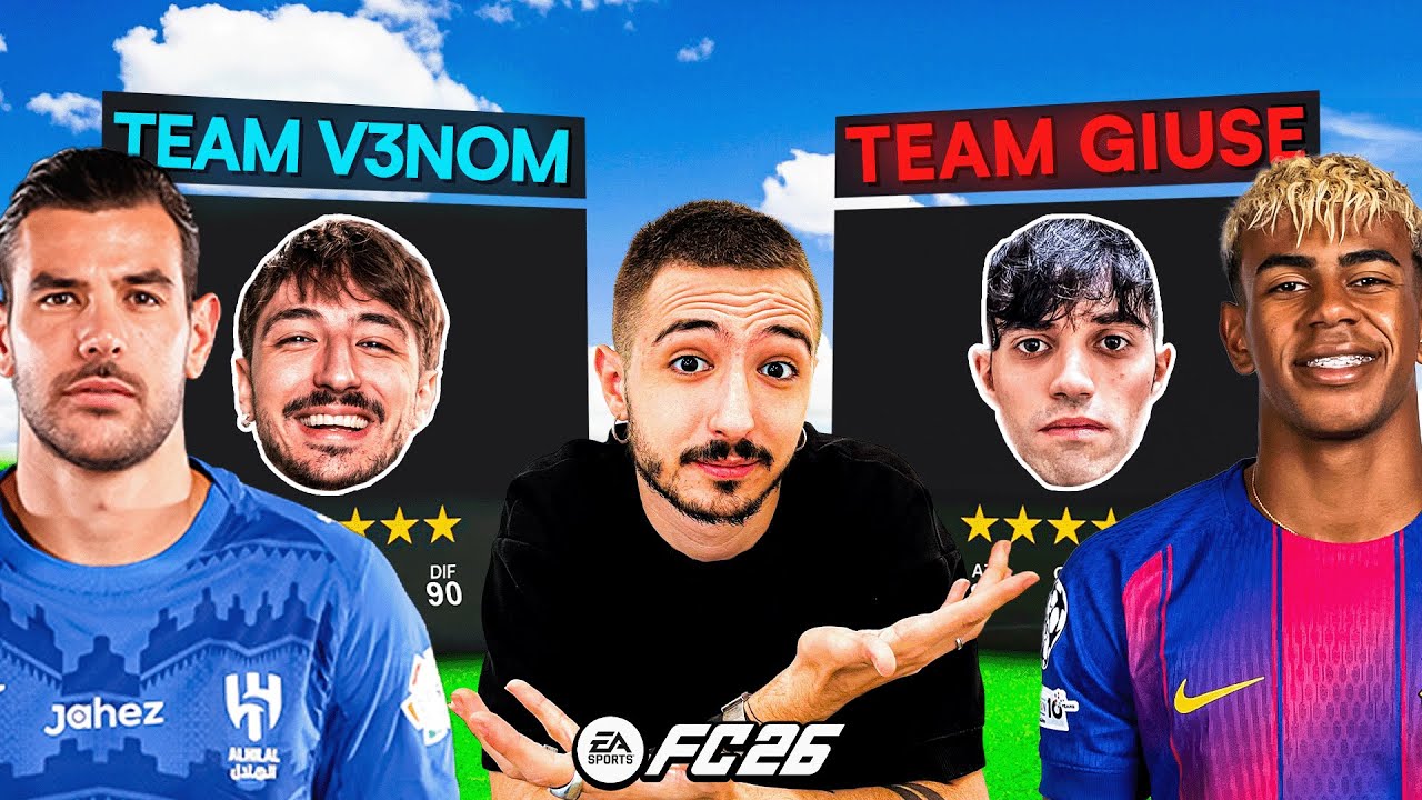 TEAM V3NOM vs TEAM GIUSE su FC 26!