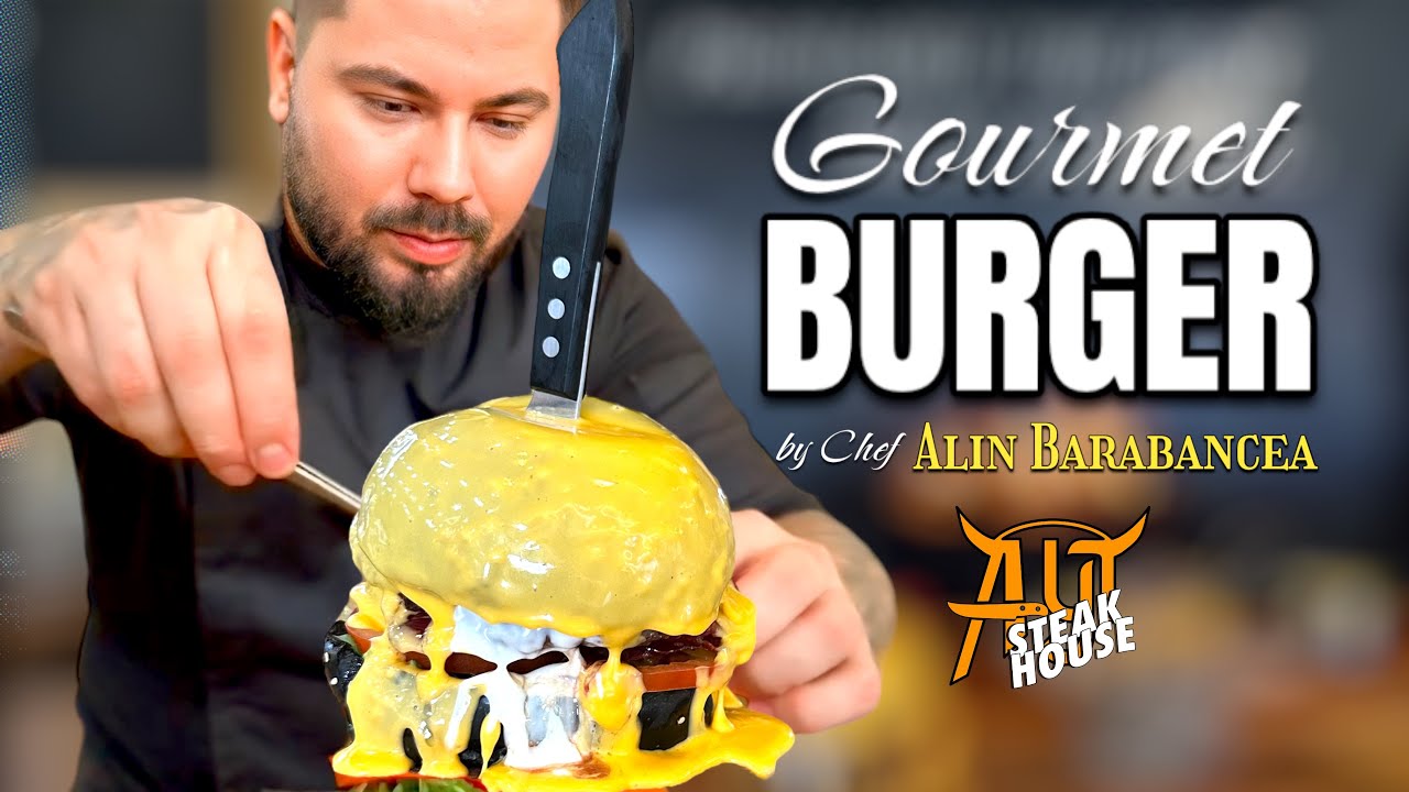 Rețetă Deosebita de Burger de Vită Gurme by Chef Alin Barabancea! Cea Mai Bună Rețetă de Burger!