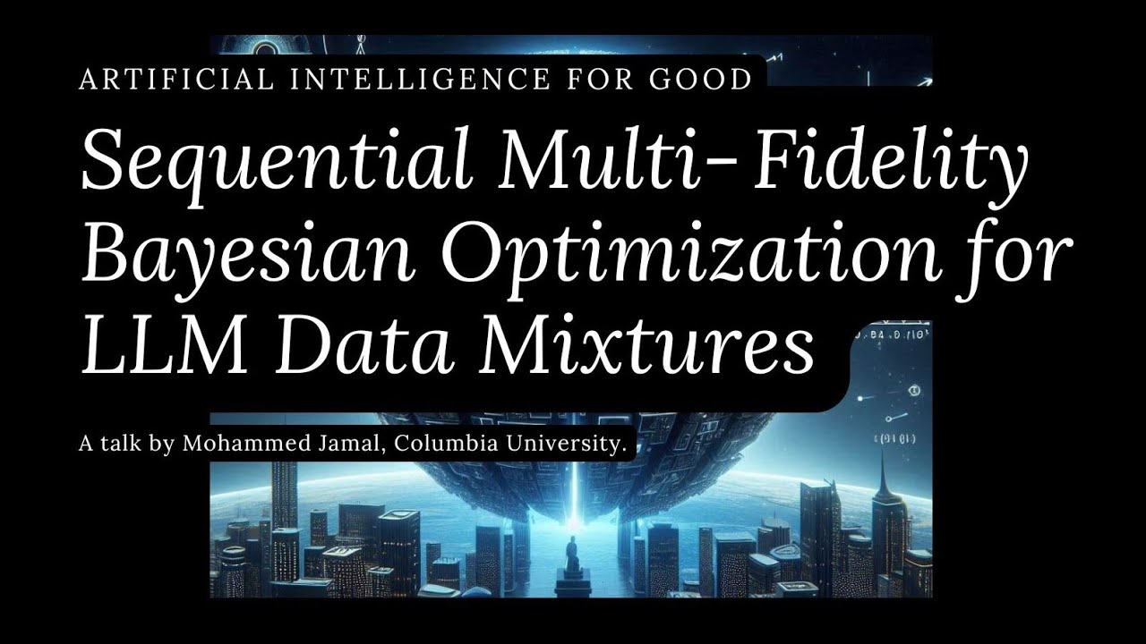 Sequential Multi‑Fidelity Bayesian Optimization for LLM Data Mixtures