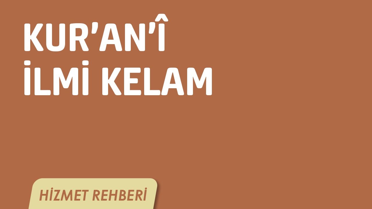Kur'an'î İlmi Kelam