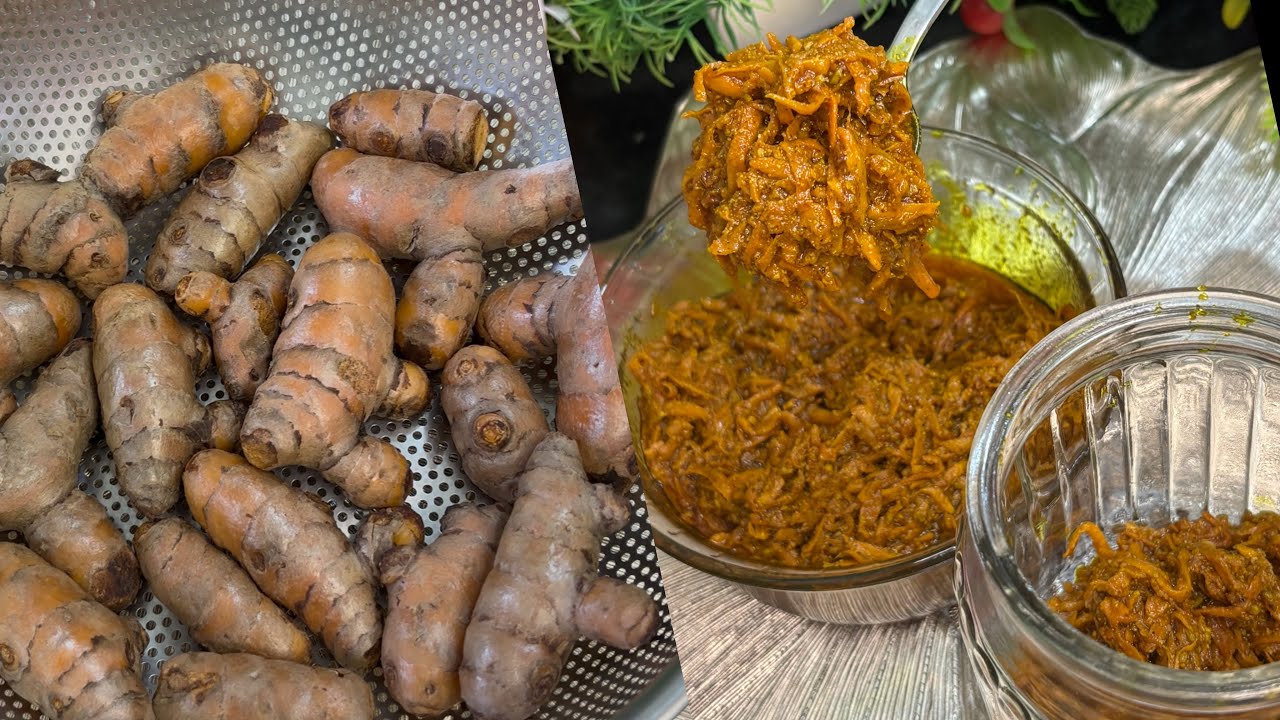 अगर इस तरीके से बनायेंगे कच्ची हल्दी का अचार तो सालों साल खराब नही होगा |Haldi Ka Instant Aachar.